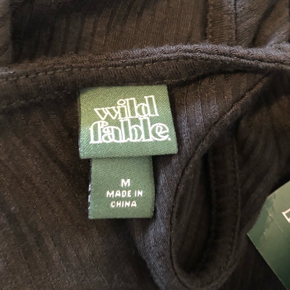 Wild Fable Womens Bodysuit Medium Black - Picture 5 of 7